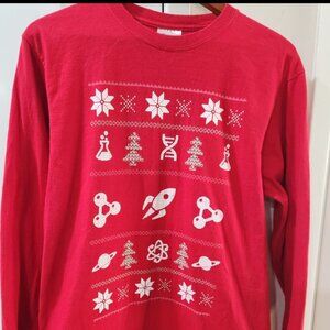 "Ugly Christmas / Holiday Sweater" Science, nerd themed Unisex sweater